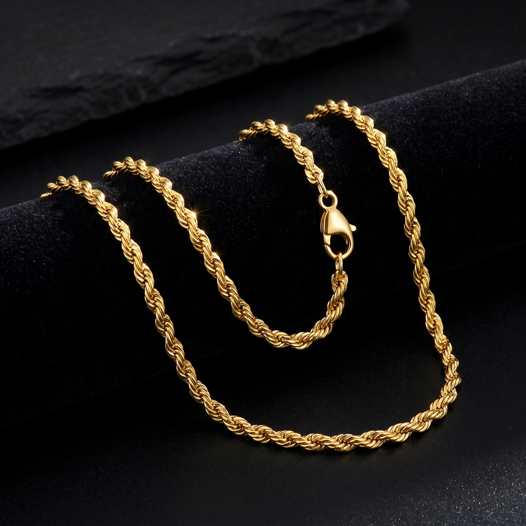 Kordelkette Gold 585, Freisteller