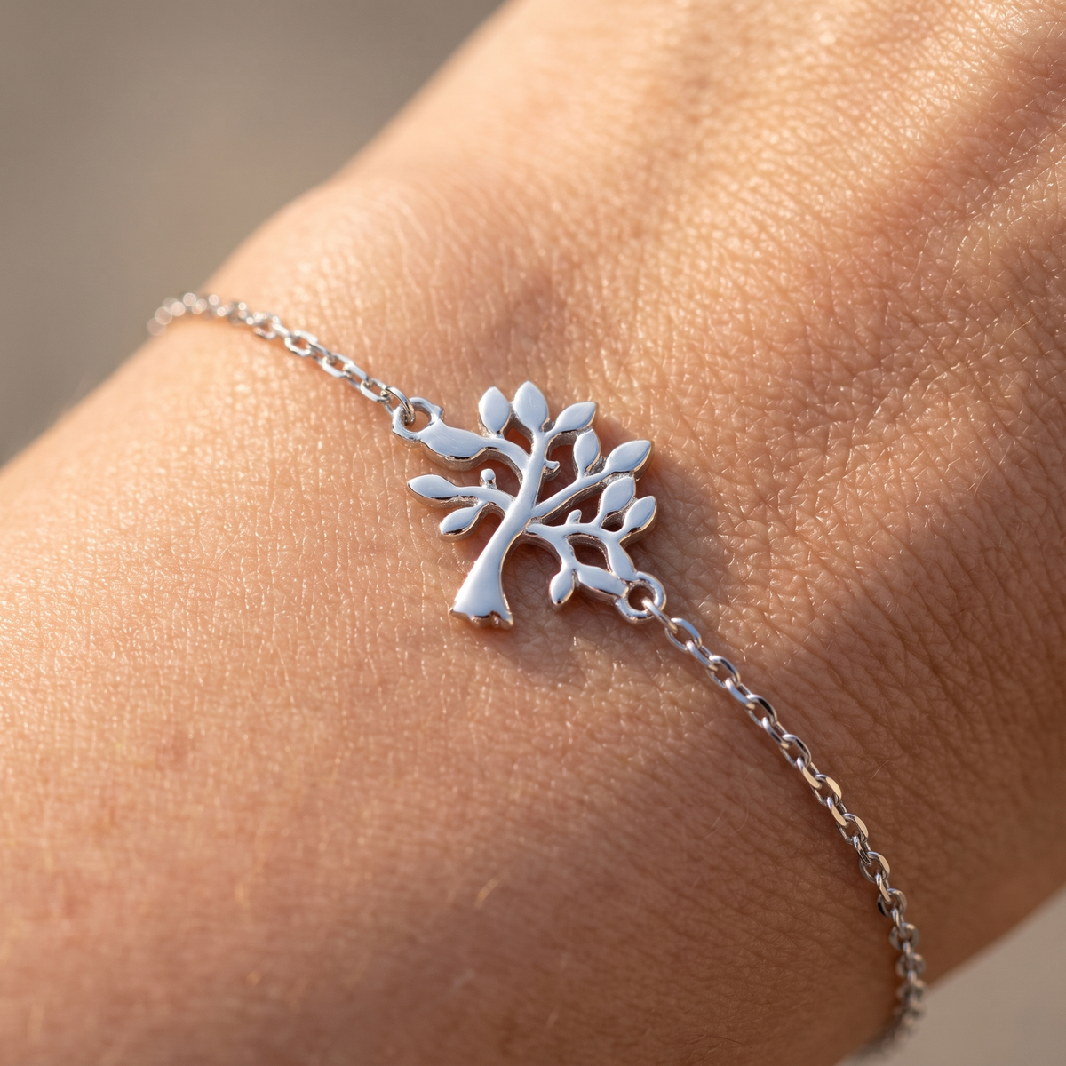 Armband Lebensbaum, Nahaufnahme