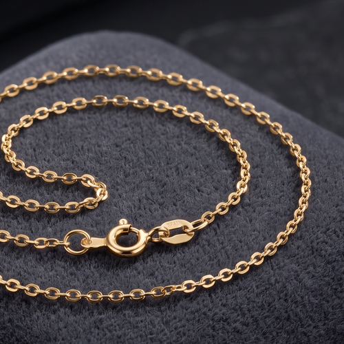 Ankerkette flach Gold 585, Freisteller