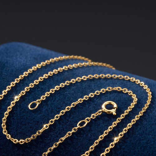 Ankerkette 0,8mm Gold 585, Freisteller